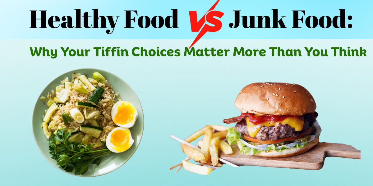 Healthy Food vs Junk Food Why Your Tiffin Choices Matter More Than You Think