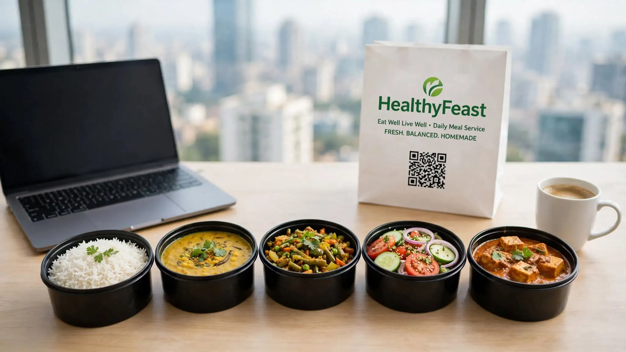 Best tiffin service in Mumbai HealthyFeast office lunch